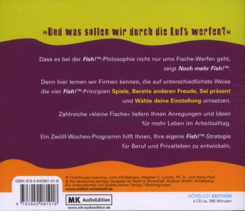 Noch Mehr Fish Die Unbegrenzten Einsatzmoglichkeiten Eines Ungewohnlich Erfolgreichen Motivationsbuches Amazon De Christensen John Lundin Stephen Paul Harry Strand Philip Fischer Edda Roden Simon Bucher