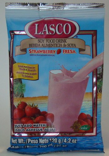 Lasco Soy Food Drink - Strawberry Flavor - Product of Jamaica