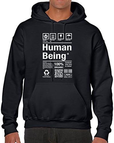 Shirtshub Human Being 100% Organic Label Hoodie Sweat Pullover