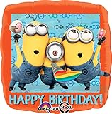 Anagram International HX Despicable Me Happy Birthday Party Balloons, Multicolor