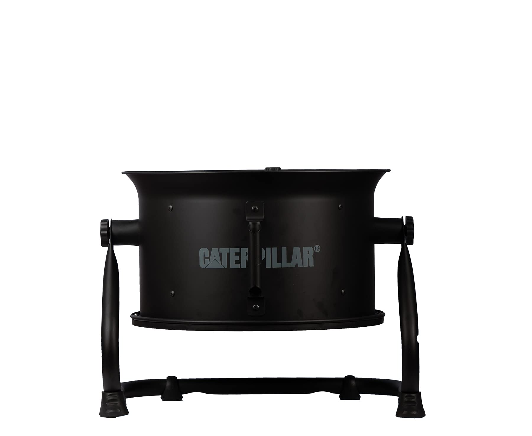 CATERPILLAR 14 inch Heavy Duty Industrial High Velocity Drum Air Circulator Utility Shop Floor Fan, 360 degree Pivoting Metal Drum Head, 2300 CFM, Dual Ball Bearing 4-speed Motor, BLACK