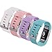 bayite Fitbit Charge 2 Bands Classic Replacement Accessories, Pack of 10, 5.5