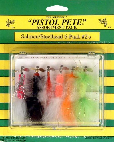 Pistol Pete Hi-Country Fishing Flies, Size 2, Salmon/Steelhead