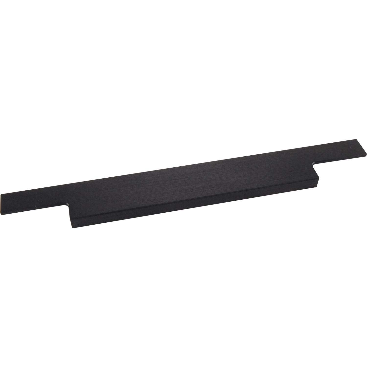Furnipart Handle Strip Trim Width 145 mm - Handle Profile Strip - Edge Grip Without Protruding Edge Aluminium Black Matt Brushed