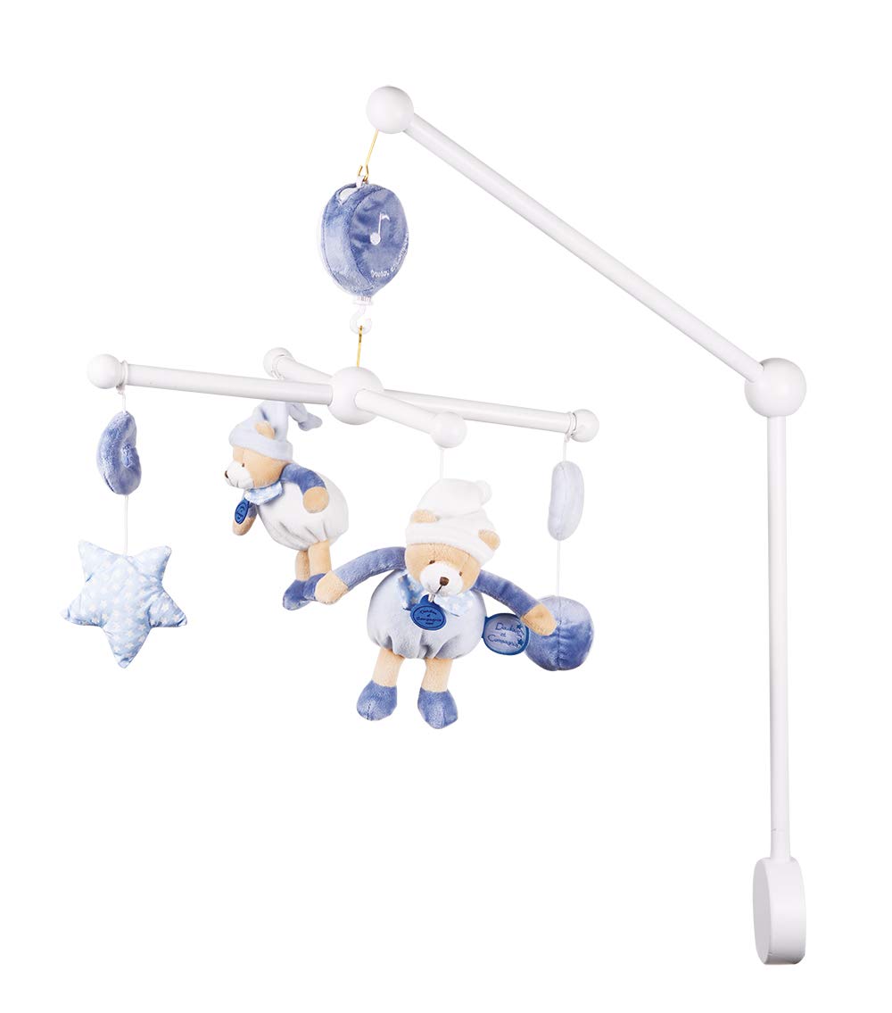 Doudou Et Compagnie Mobile Musical Bois Petit Chou Bleu Accessoires Et Decorations Mobiles Dwteam In
