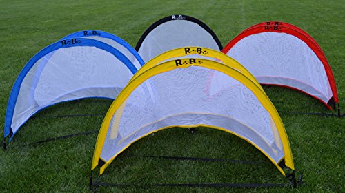 Robo 4 Footer Portable Training Soccer Goal Set (Two Goals & Bag)