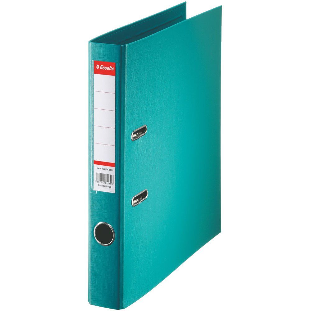 Esselte 320940 Lever Arch File A4 350 Sheets Capacity Lagoon