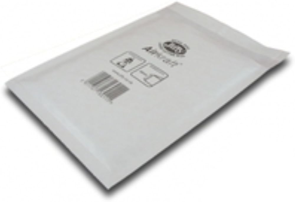 Jiffy 100 White Airkraft Postal Bags Bubble-Lined Peel and Seal Size 1 AK1