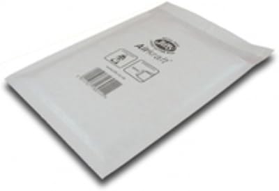 Jiffy 100 White Airkraft Postal Bags Bubble-Lined Peel and Seal Size 1 AK1