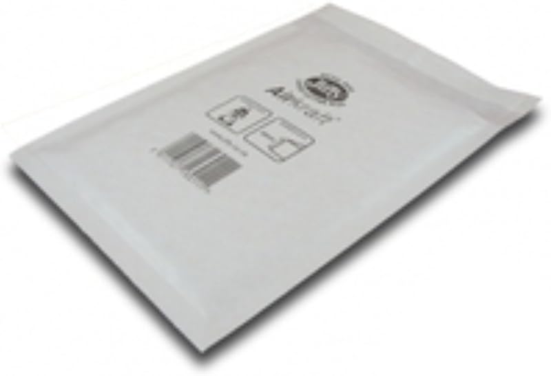 Jiffy 100 White Airkraft Postal Bags Bubble-Lined Peel and Seal Size 1 AK1