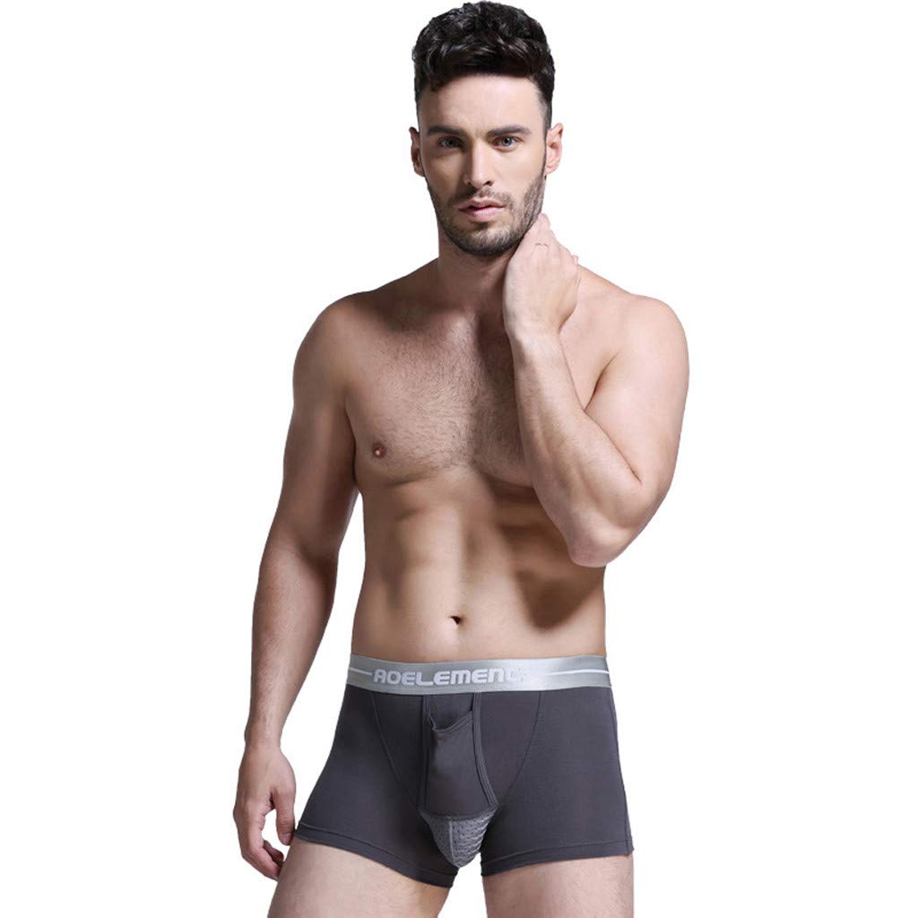 Men's Briefs,Men’s Breathe Underwear Bullet Separation Scrotum Physiological Underpants