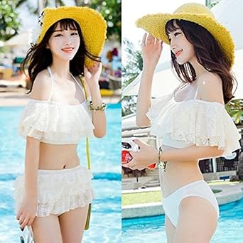 Amazon Liko リコ オフショルダー 水着 ｍ ビキニ セパレーツ 通販