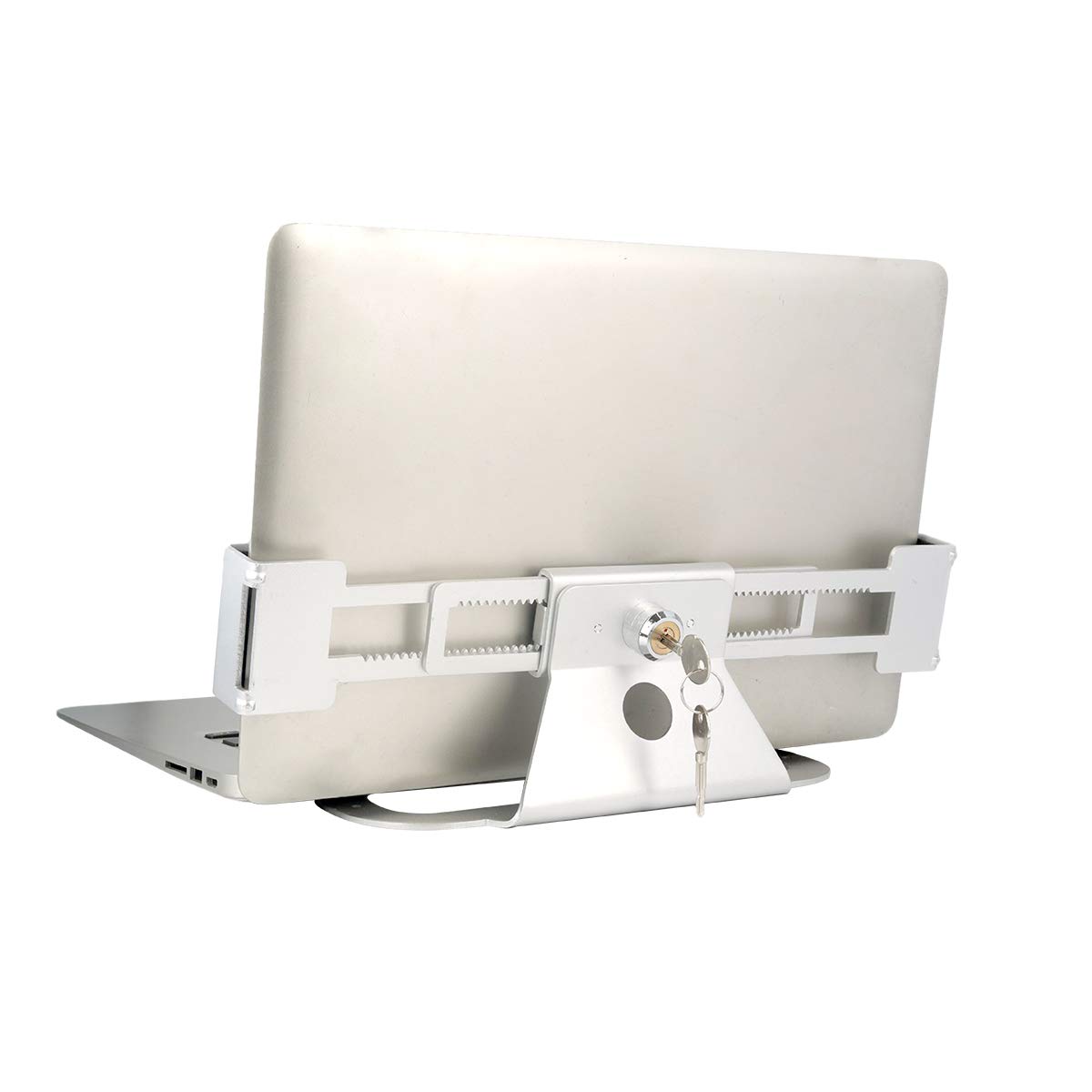 Photo 1 of Laptop Security Lock Laptop Retail Anti Theft Holder Adjustable Width 29.5CM-45CM Strong Locks Made of All Metal