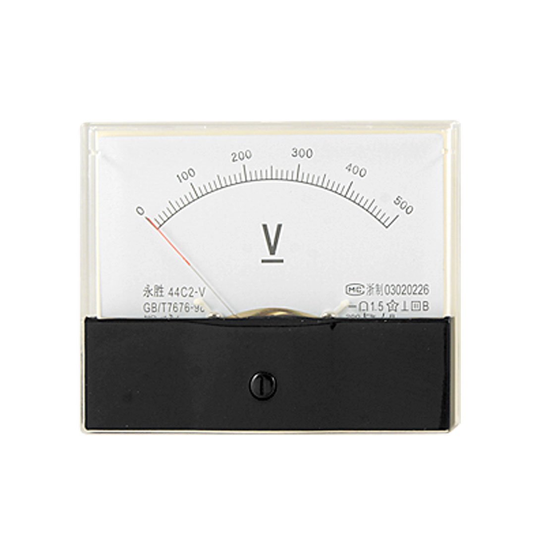 Sourcingmap Class 1.5 Accuracy 0-500V DC Voltage Analog Panel Meter