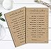 All Ewired Up Would She Rather Game - Kraft (50-sheets) Rustic Bridal Wedding Shower or Bachelorette Party Game, Printed Engagement Rehearsal (Large Size Sheets)