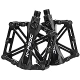 boruizhen Aluminium CNC Bike Platform Pedals Lightweight Road Cycling Bicycle Pedals for MTB BMX