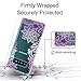Casetego Compatible Galaxy S10 Plus Case,Clear Soft Flexible TPU Case Rubber Silicone Skin with Flowers Floral Printed Back Cover for Samsung Galaxy S10 Plus,Purple Flower