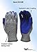 G & F Products 12 Pairs X-Large Rubber Latex Double Coated Work Gloves for Construction, gardening gloves, heavy duty Cotton Blend,3100XL,Blue