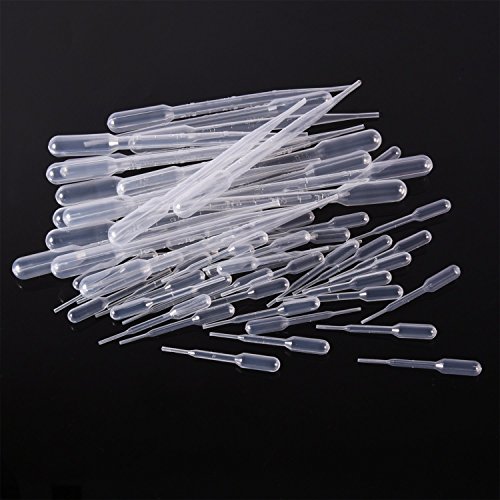 Transfer Pipettes, 300 Pack Disposable Graduated Liquids Pipette Eye