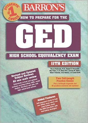 Barrons How To Prepare For The Ged High School Equivalency - 