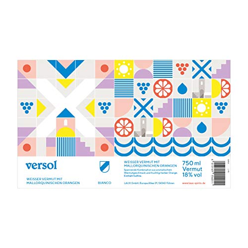 LAUX Versol Bianco - Premium Weißer Wermut mit mallorquinischen Orangen- Lieblich, Süße Noten & Mildes Aroma… – Bild 4