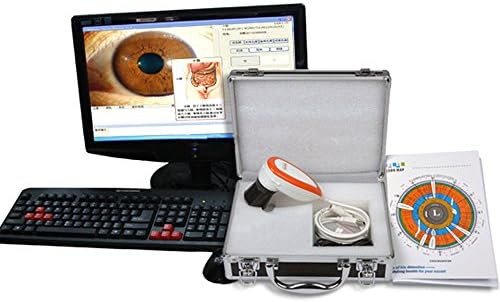 Healtheveryday® 5.0 MP High Resolution USB Hair &amp;Left/Right lamp Iriscope, Iridology camera Scope Analysis/Analyzer with Pro Software 2 in 1 (with 30x Iris Lens, and 200X Hair lens)
