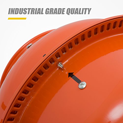 Electric Concrete Cement Mixer Portable Barrow Machine Mixing Mortar Stucco and Seeds (1/2 HP 2.5 Cu Ft 230W)