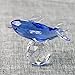 H&D HYALINE & DORA Blue Crystal Dolphin Figurine Collectible with Ball Paperweight Table Knicknack Fengshui Ornament 2.1 * 2.7IN