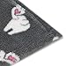 Blanket Throw Cute Dreaming Elephant Pattern Grey Background Soft Lightweight Coral Fleece for Baby 50 X 60in
