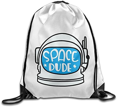 Gym Drawstring Backpack Bag For Men &amp; Women-Space Dude