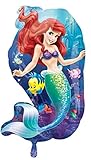 Ariel the Little Mermaid Sparkle Supershape Foil Mylar Balloon (1ct)