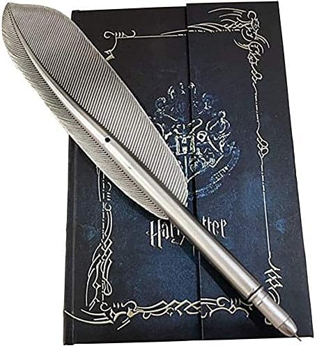 2020 Vintage Diary Planner Journal Notebook and Hogwarts Pen Gifts Set Agenda Notebook Notepad with Feather Quill Pen for HP Fans