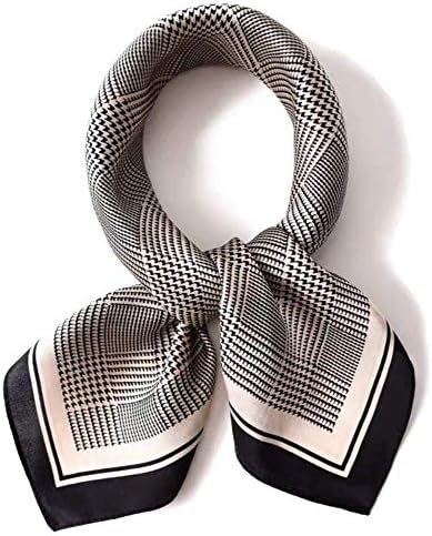 ANDANTINO 100% Pure Mulberry Silk Square Scarf for Hair-27  display picture 2