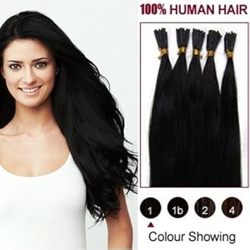 Amazon Com Fusion Hair Extensions Pre Bonded Keratin Remy Human