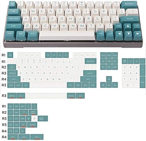 SSSLG Sa Keycaps, Mechanical Keyboard Keycap, 134 Keys, ABS Material, Suitable for Most Cherry Keyboards and Other Cross-Axis Keyboards
