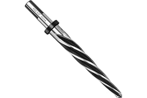 3/4” Reamer Drill Bit,M2 HSS Tapered for Metal Steel Wood Plastic,3/4” Bridge Construction with 1/2" Non-Slip Shank,5-Spiral 
