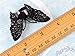 Alilang Womens Gunmetal Tone Shine Black Purple Pink Crystal Rhinestones Flying Butterfly Insect Adjustable Ring