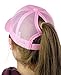 Criss Cross Hat Washed Distressed Baseball Cap Ponytail Hat High Messy Bun Ponycap for Women