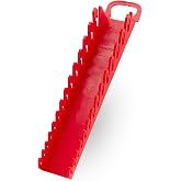 TEKTON 14-Tool Stubby Combination Wrench Holder | OWP21214 | Red
