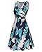 KILIG Women's Casual V Neck Floral Wrap Sundresses Sleeveless A Line Elegant Summer Dresses with Pockets (A5-Floral, Medium)