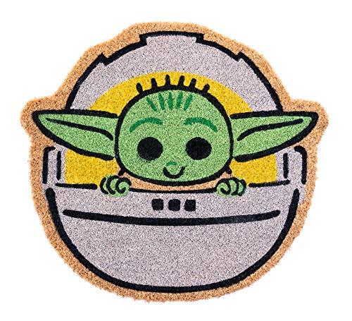 Star Wars Felpudo Entrada casa Fibra de Coco Grogu