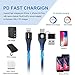 USB C to Lightning Fast Charging Cable, METRANS Power Delivery USB A +USB C to Lightning Cord Data Transfer 3FT Nylon Braided for iPhone X/ 8/ 8 Plus