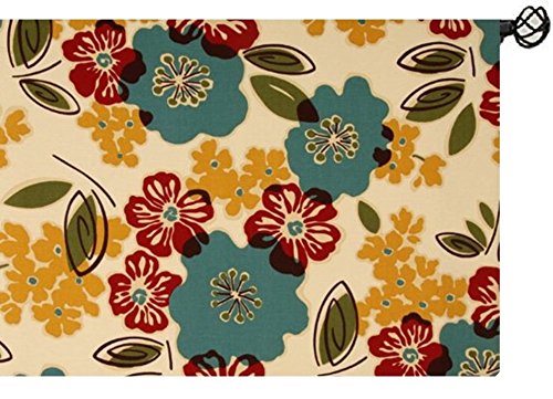 Amazon Com Curtain Valance 50 X 16 Sidney Tropic Red Yellow Teal