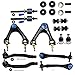 DLZ 14 Pcs Suspension Kit-Front Rear Upper Control Arm Assembly Lower Ball Joint Tie Rod End Sway Bar Strut Mount Kits Compatible with Acura CL 1997 1998 1999, Accord 1994 1995 1996 1997