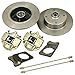 Drop Spindle Disc Brake Kit, 4 On 130mm, Ball Joint BLACK, Compatible with Dune Buggy