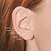Charisma Pearl Earrings Surgical Steel Pearl Stud Earrings Set for Women Girls Faux Pearl Earrings Pack (3mm- 12mm, White Colored Pearl Earrings)