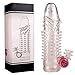 ThreeH Moon Penis Sleeve Reusable Condom Penis Cover Pump&Enlarger Cock Extender Sexual Delayer Adult Sex Toy for Men H-MPSm