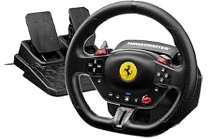 Thrustmaster T98 Racing Wheel and Pedal Set for PS5, PS4 & PC – Officially Licensed by Ferrari, Gaming Steering Wheel, Drivin