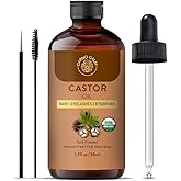 Carno Calm Organic Castor Oil 50ML | 100% Pure & Natural - Premium Grade Carrier Oil for Hair | Castor oil organic cold press