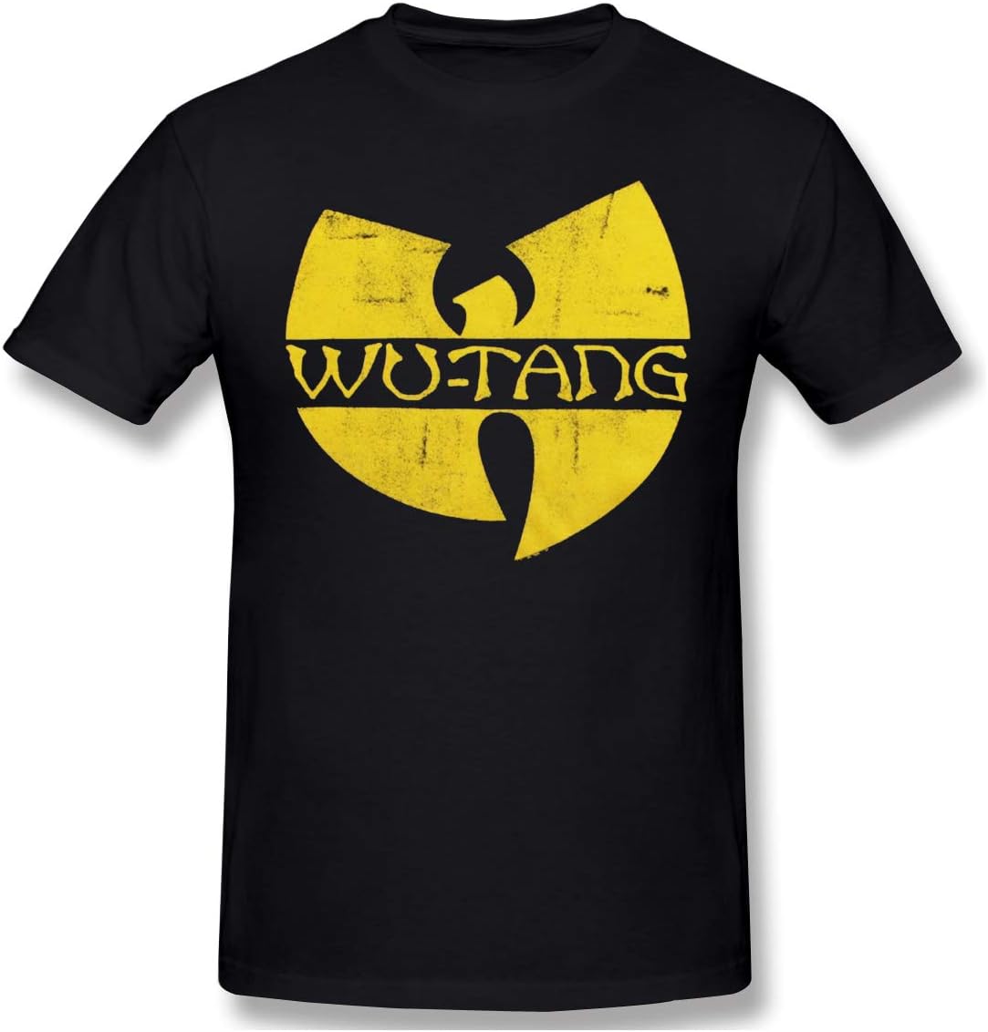 Men's Fashion Wu Tang Short Sleeve Classic Retro T-Shirt